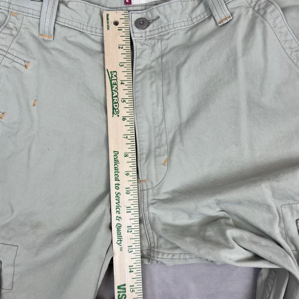 Vintage‎ Levis Cargo Pants Mens 36x30 Beige Baggy Utility Y2K Grunge Rugged READ